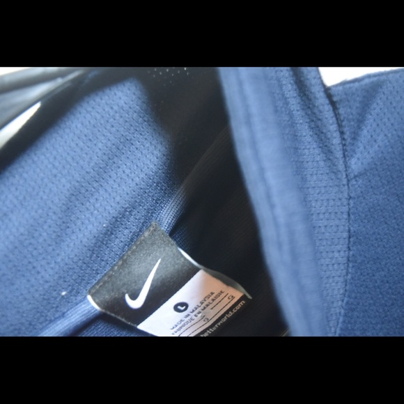 Nike Navy Blue Warm Up Full Zip Dri-Fit - Picture 4 of 6